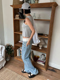 WAIST OVERLAY DENIM