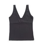 DEEP V NECK SLEEVELESS