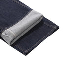 RAW CURVE STITCH DENIM
