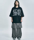 Pocket Layered Oversized Cotton Pants