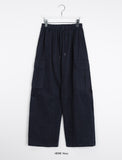 Kinomi Banding Cotton Wide Cargo Pants