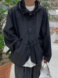 Nylon hoodie string high-end wind parka