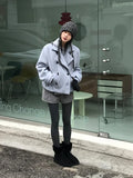 (WOOL) SHORT DOUBLE COAT