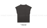 CASHMERE CAP SLEEVE KNIT