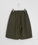 [BAONHAUS] Ranke Banding String Bermuda Pants