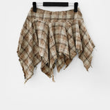 Letem Check Layered Skirt