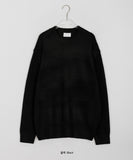 [unisex] Elvan Round Color Over Knit