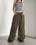 Citone Nylon Parachute Wide Two-Way Pants