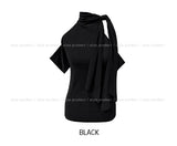 Jeanne Scarf Off Shoulder Tee