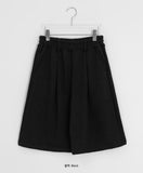 Swinn Pintuck Belt Banding Bermuda Pants