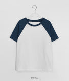 [BAONHAUS] Marcel Raglan Color Matching Short Sleeve Tee