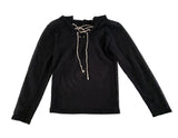 Hooded Eyelet Knitwear