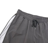 Publi Side Zipper Nylon String Pants