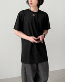 Layered Slit Short Sleeve T-shirt