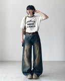 Mesh Long Leather Belt