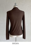 Cadell Layered See-Through Polar T-Shirt and Leather One Piece Set