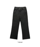 EYELET DOUBLE WAIST PANTS