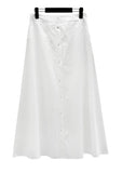 Rugyu Button Skirt