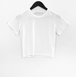 Kyabi Ribbon Crop Short Sleeve T-shirt