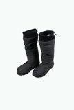 padded fur long boots