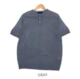 CK linen henly half knit
