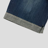 Cuffrey Dart Rollup Bermuda Denim Pants