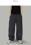 Snap button nylon pants