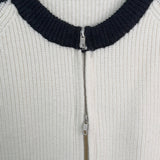 Oz Varsity Balloon Knit Zip Up