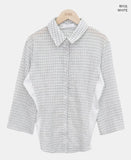 Kudin Check Three Quarter Shirt