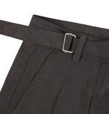 Elbow Belt Cotton Half Slacks