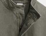 Novak Vintage Washing Short Bomber Jacket