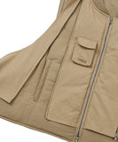 Layered Padded Zip Up Vest