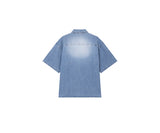 Summer ice cooling denim shirt