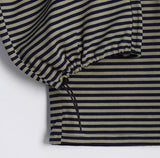 Wearing Stripe Banding Pants