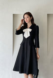 Chloe Tweed Chiffon Tie One Piece
