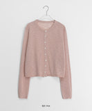 Makyu See-through Summer Round Knit Cardigan