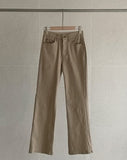 Eve Semi Bootcut Banding Cotton Pants