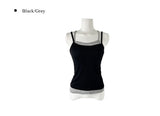 Topping Layered Color Matching Two-Tone Sleeveless Set
