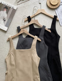Melt Bustier Adjust Strap Long One Piece