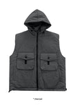 POCKET PADDING HOOD VEST