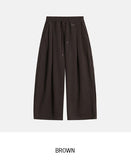 [U-BASIC] Huz D-ring Pintuck Balloon Sweatpants