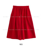 Low Balloon Crop Bermuda Pants