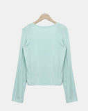 Mude Open Crop Cardigan