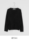 Muden Basic Color Round Neck Knit