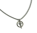 Erin Cross Ring Necklace