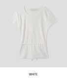 Paw Back Slit Strap Short Sleeve