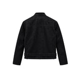 Baden Suede Belted Biker Jacket