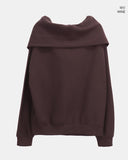 Haun Off-Shoulder Hood Sweatshirt