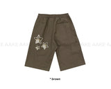 3-STAR PATCH BERMUDA PANTS