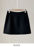 Sade Suede A-Line Mini Skirt